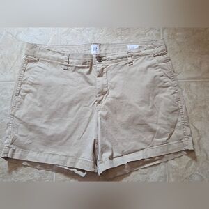 GAP Tan Bermudas Relaxed Fit Cotton